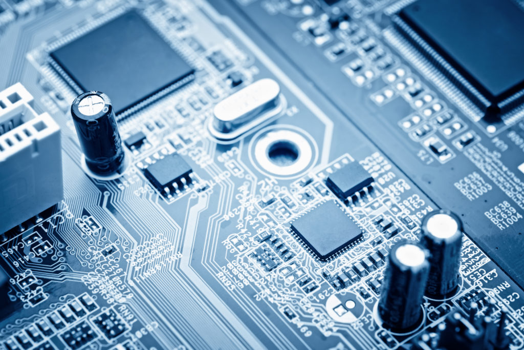 Close-up,Of,Electronic,Circuit,Board,With,Processor