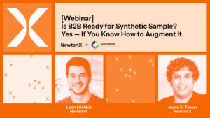 [Webinar Recap] Is B2B ready for synthetic sample? Yes – if you know how to augment it