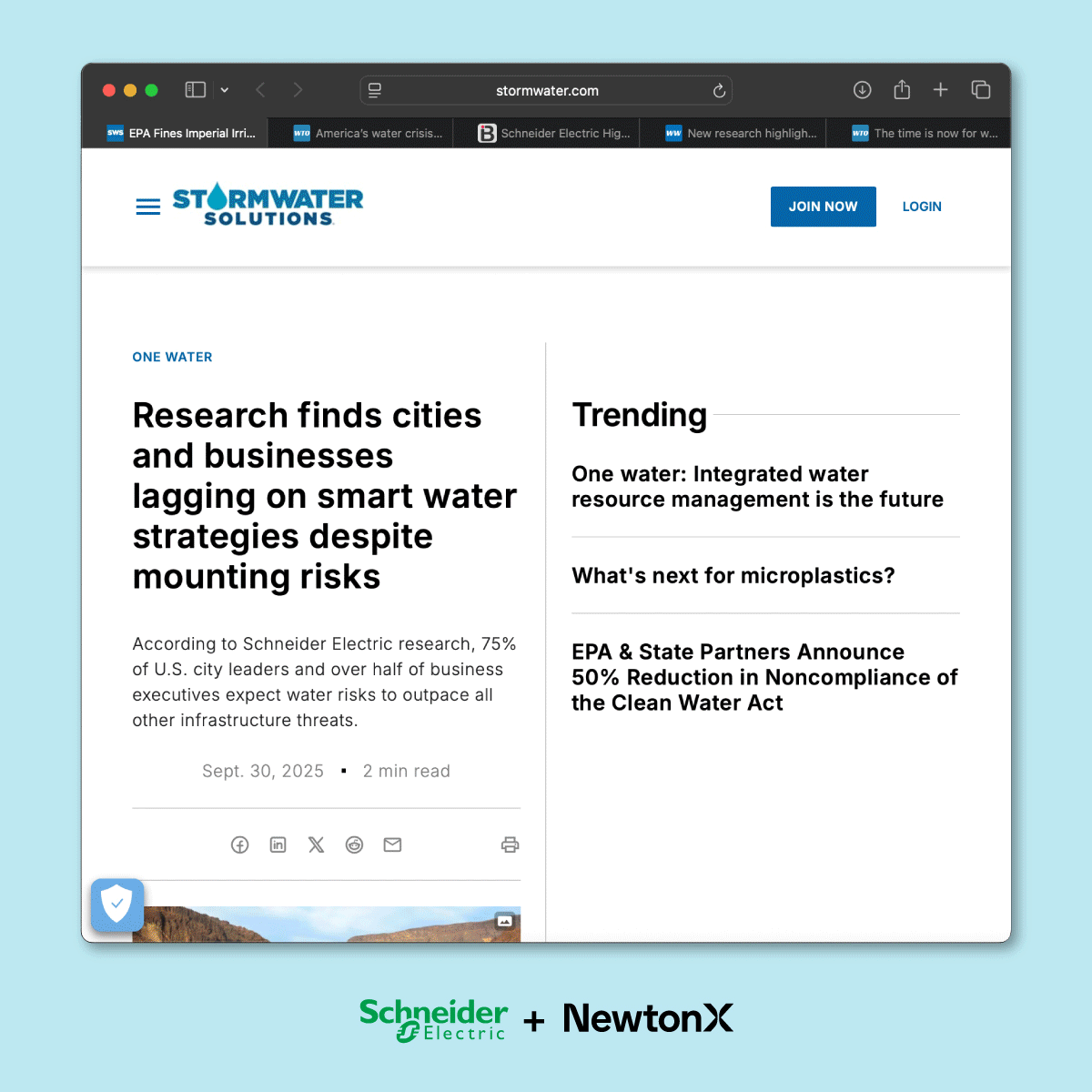 Schneider Electric exposes America’s hidden water crisis