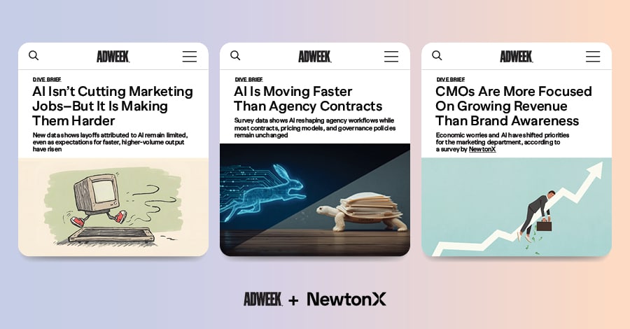 ADWEEK and NewtonX launch first-of-its-kind B2B brand tracker to track long-term sentiment and real-time industry shifts