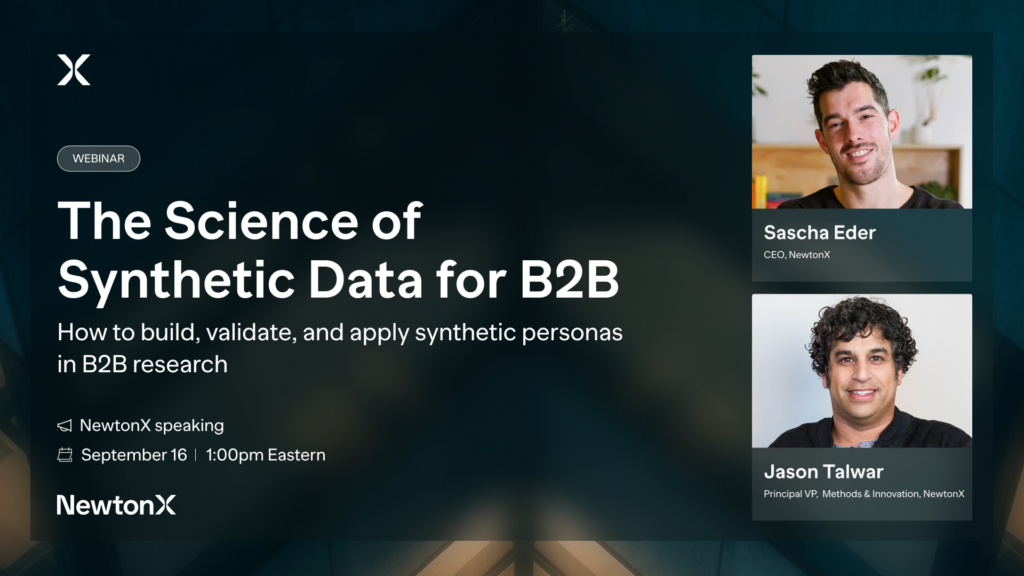 The Science of Synthetic Data for B2B